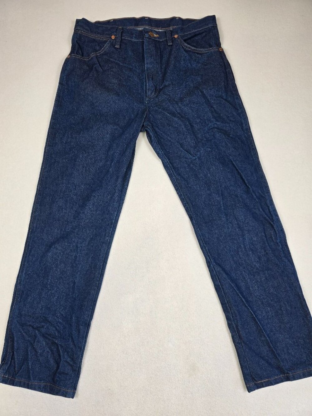 Vintage Wrangler Mens 34x30 Denim Jeans 13MWZ 100% Cotton Made In Mexico